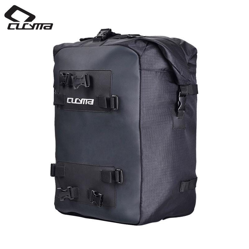 Motorcycle Tail Bag Waterproof Roll Top - CUCYMA Waterproof Motorcycle Backpack 30L Rear