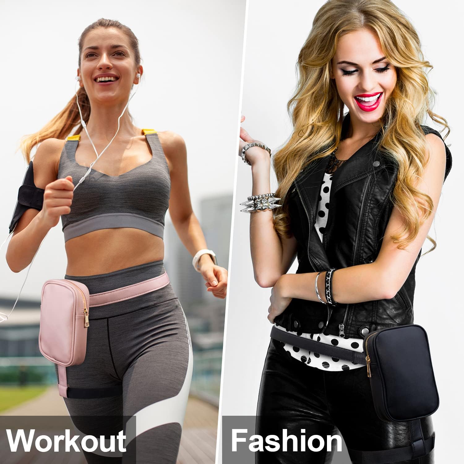 Motorcycle Leg Bag Drop Thigh Pouch - Men Womens Drop Leg Bag with