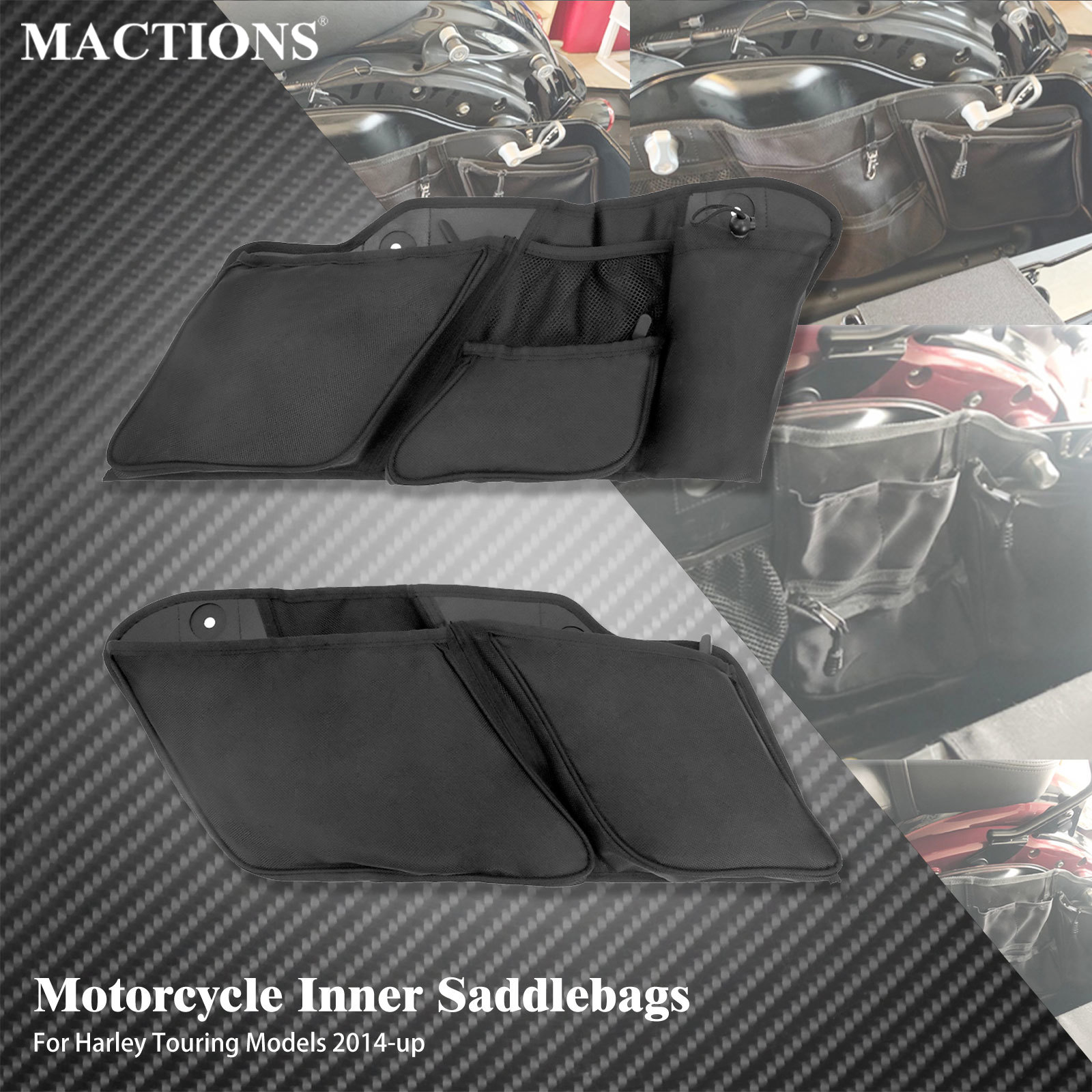 Motorcycle Saddlebag Liner Inner Bags - Motorcycle Inner Tool Bags Liners Organizer
