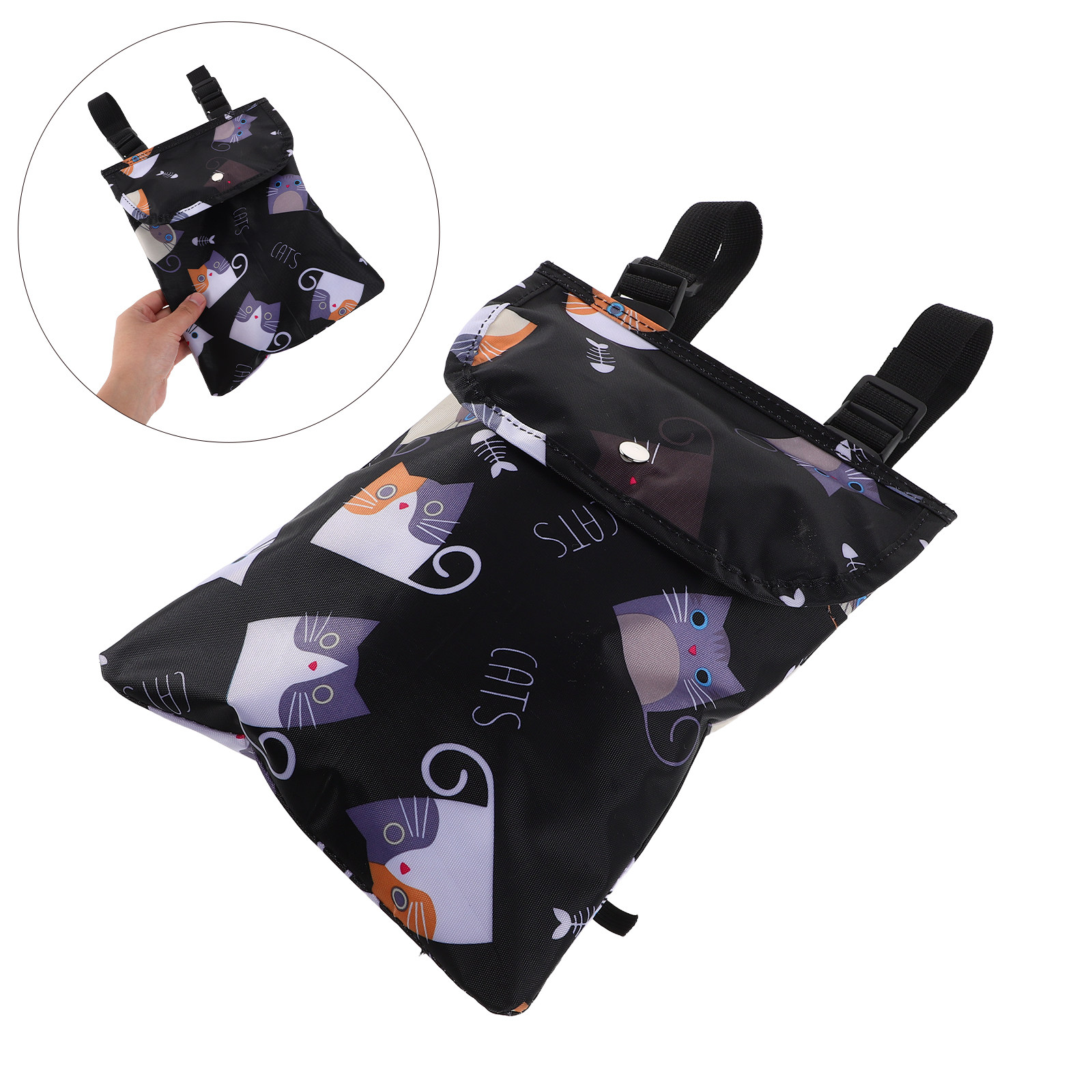 Waterproof Motorcycle Handlebar Bag Pouch - Electric Bike Front Bag Large Capacity