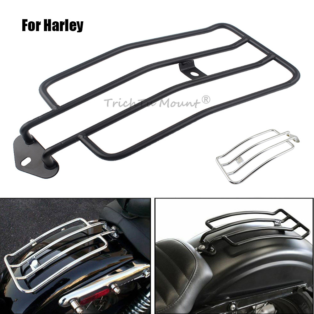 Motorcycle Luggage Rack Rear Carrier Steel - Rear Luggage Rack For Harley Sportster