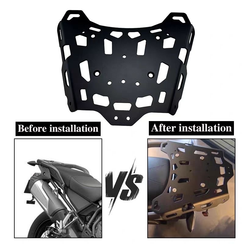 For Tiger 900 Rally Pro GT Pro - Motorcycle Luggage Rack Rear Carrier Steel recension och pris