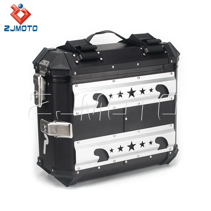 2pcs Aluminum Side Panniers Bo - Motorcycle Saddlebags Hard Luggage Panniers recension och pris