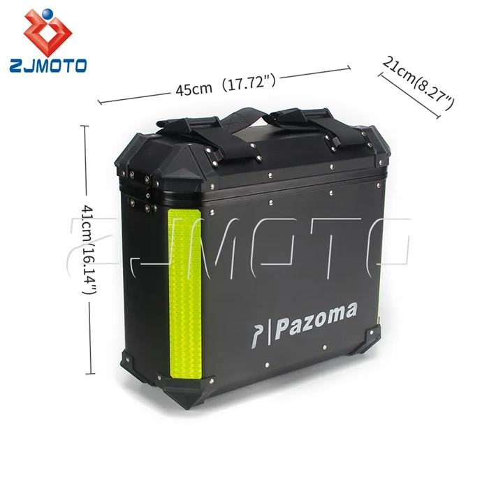 2pcs Aluminum Side Panniers Bo - Motorcycle Saddlebags Hard Luggage Panniers recension och pris