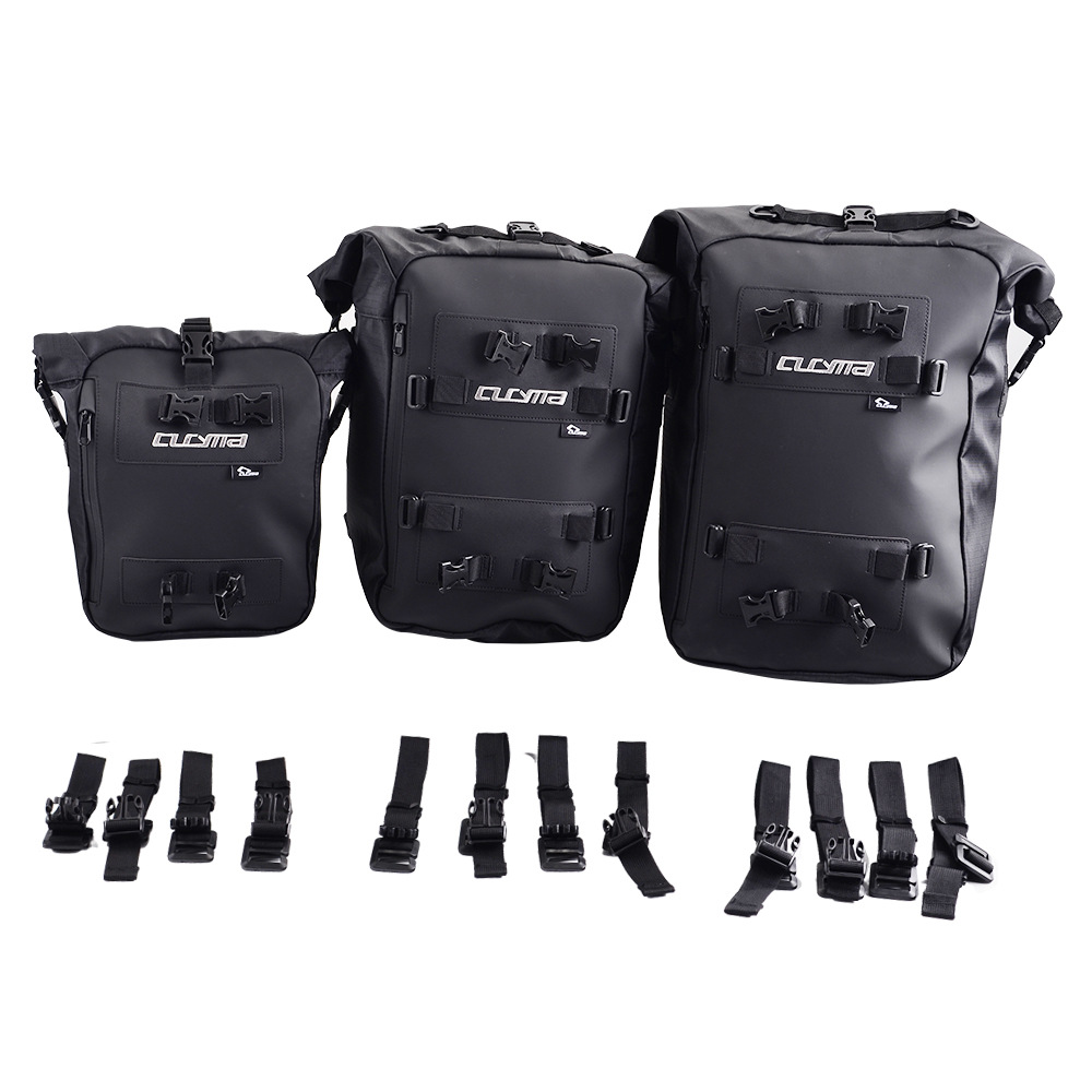 CUCYMA Motorcycle Rear Seat Ba - Motorcycle Tail Bag Waterproof Roll Top recension och pris