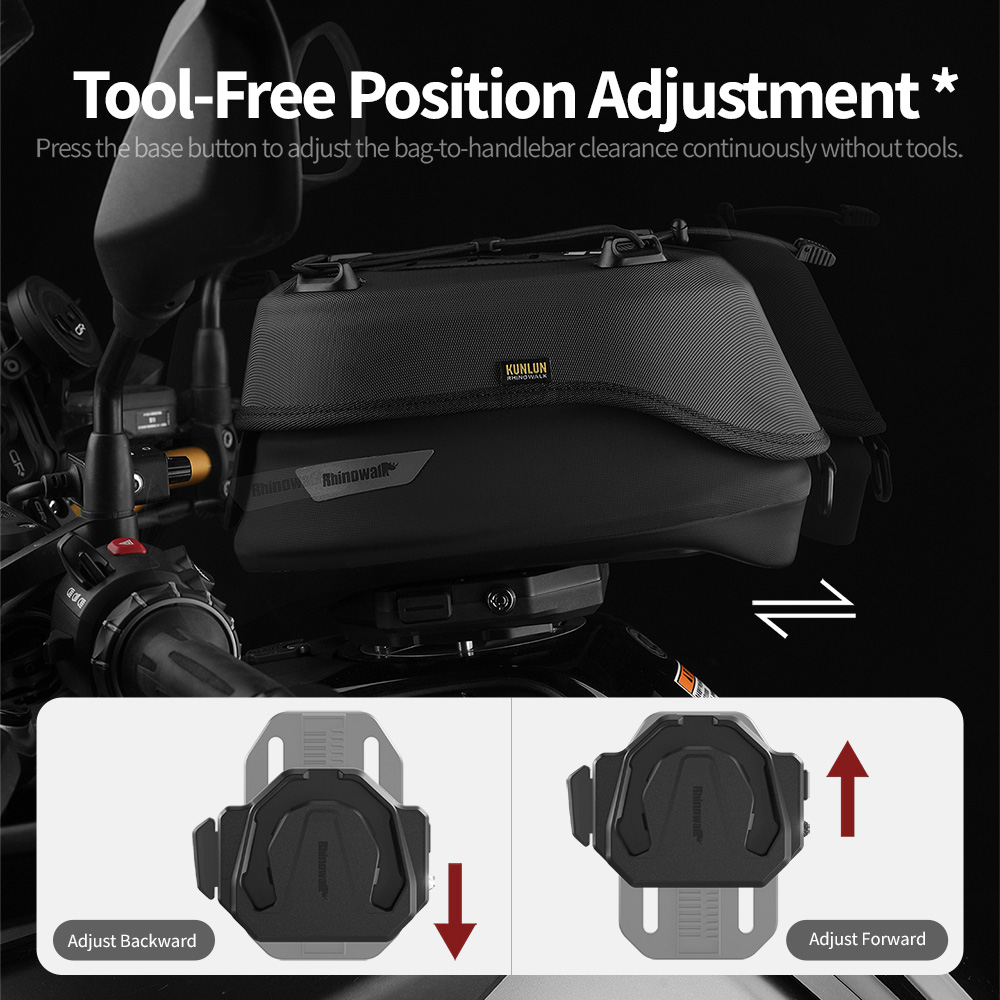 Rhinowalk Motorcycle Magnetic  - Motorcycle Tank Bag Magnetic Quick Release recension och pris