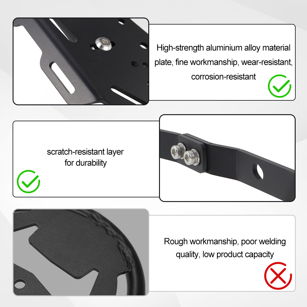 Motorcycle Rear Luggage Rack C - Motorcycle Luggage Rack Rear Carrier Steel recension och pris
