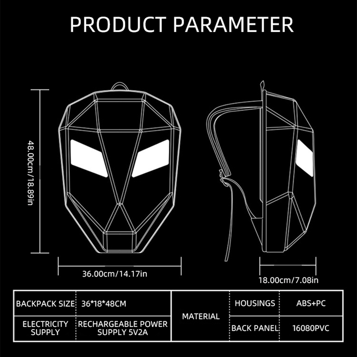 LED Knight Cycling Backpack wi - Motorcycle Helmet Backpack Waterproof Led recension och pris