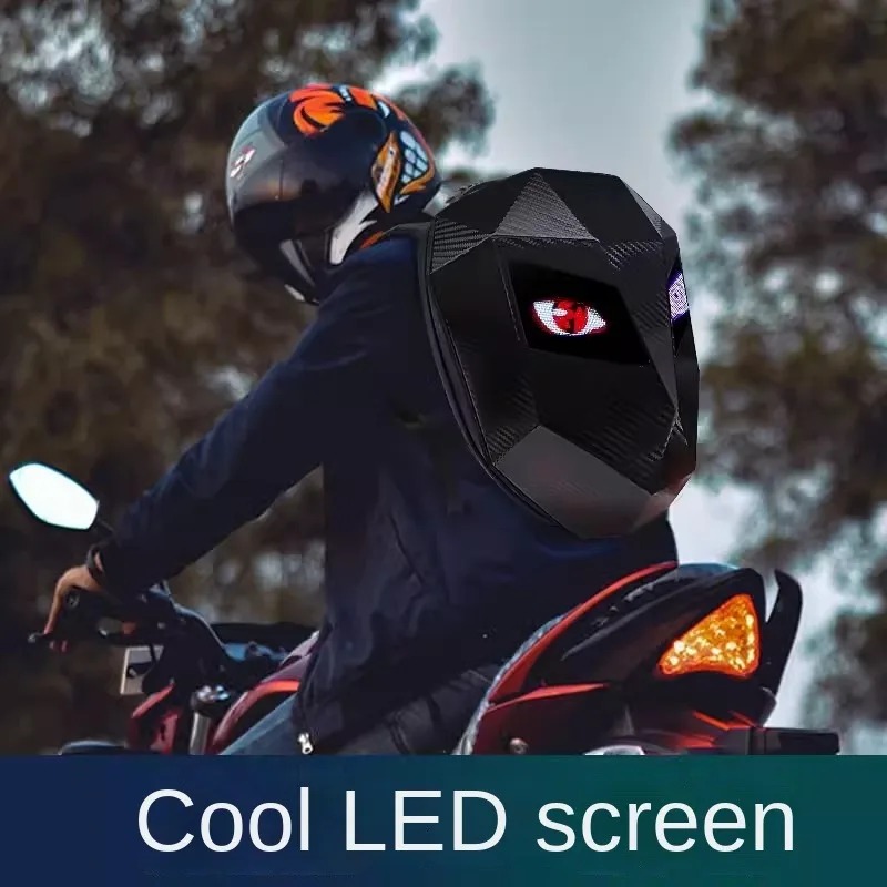 LOY LED Mochila Knight Cycling - Motorcycle Helmet Backpack Waterproof Led recension och pris