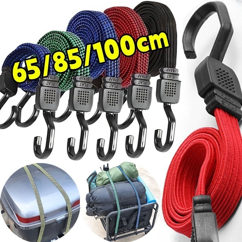 Motorcycle Luggage Strap Bunge - Cargo Net Bungee Cord Motorcycle Helmet recension och pris