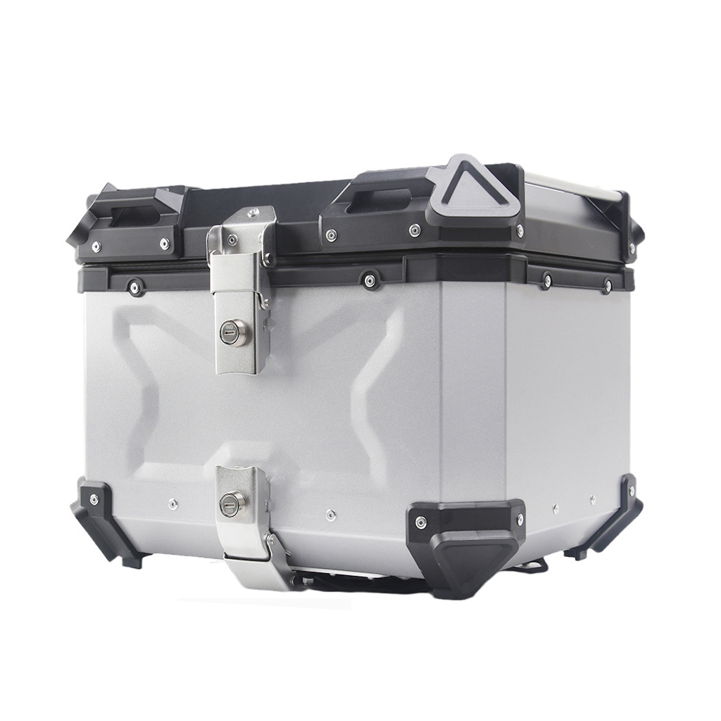 Aluminum Motorcycle Tail Box W - Aluminum Top Case Luggage Box 45L 55L recension och pris