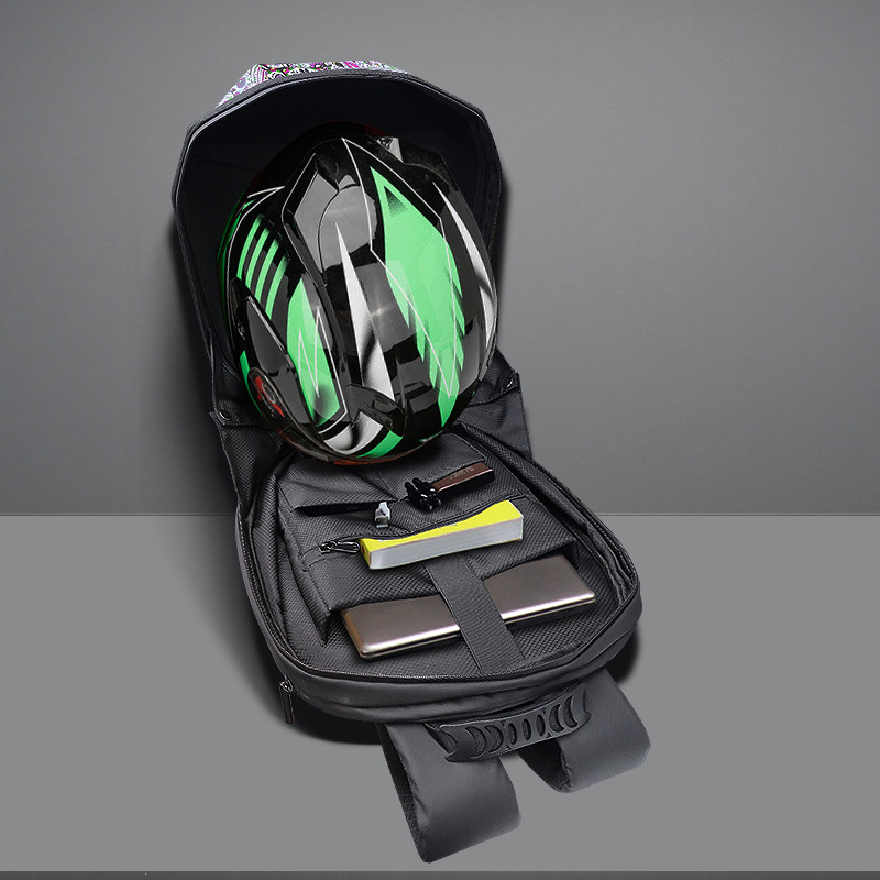 Motorcycle Backpack Luminous L - Motorcycle Helmet Backpack Waterproof Led recension och pris