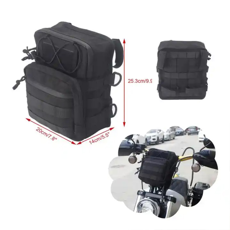 Motorcycle Sissy Bar T-Bar Han - Waterproof Motorcycle Handlebar Bag Pouch recension och pris