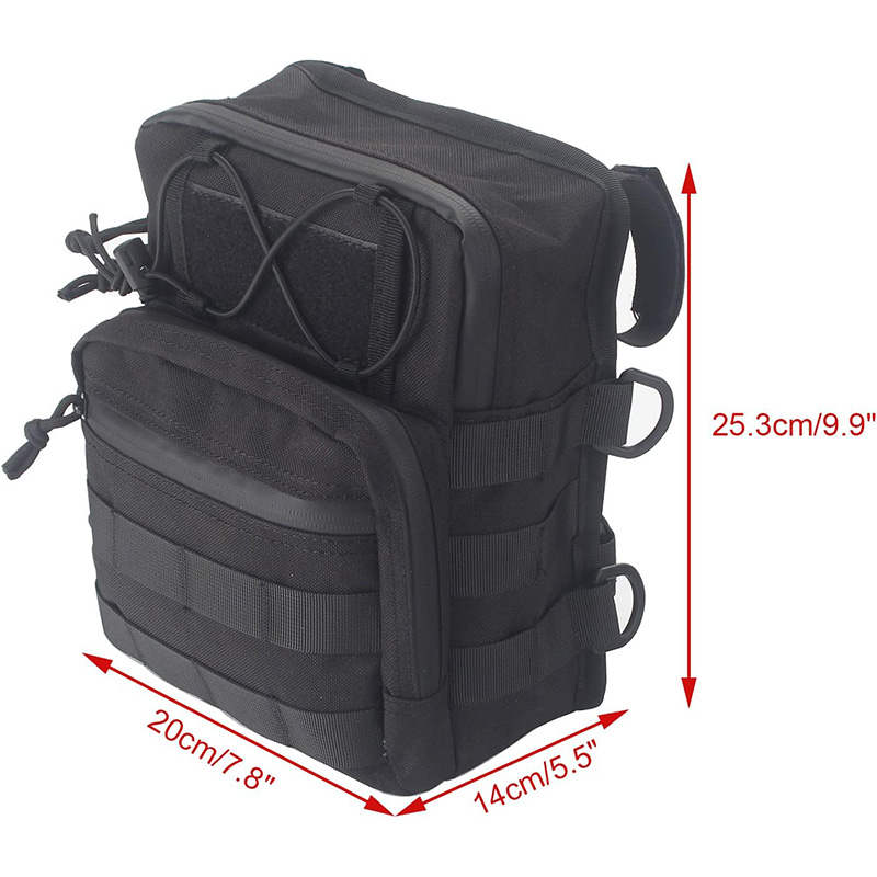 Motorcycle Sissy Bar T-Bar Han - Waterproof Motorcycle Handlebar Bag Pouch recension och pris