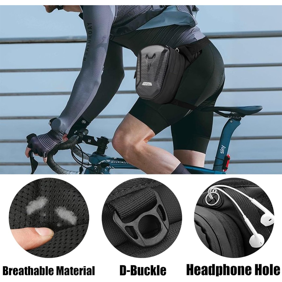 Motorcycle Waist Pack Drop Leg - Motorcycle Leg Bag Drop Thigh Pouch recension och pris