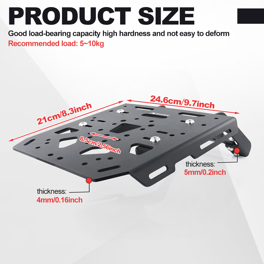 Motorcycle Rear Luggage Rack R - Motorcycle Luggage Rack Rear Carrier Steel recension och pris