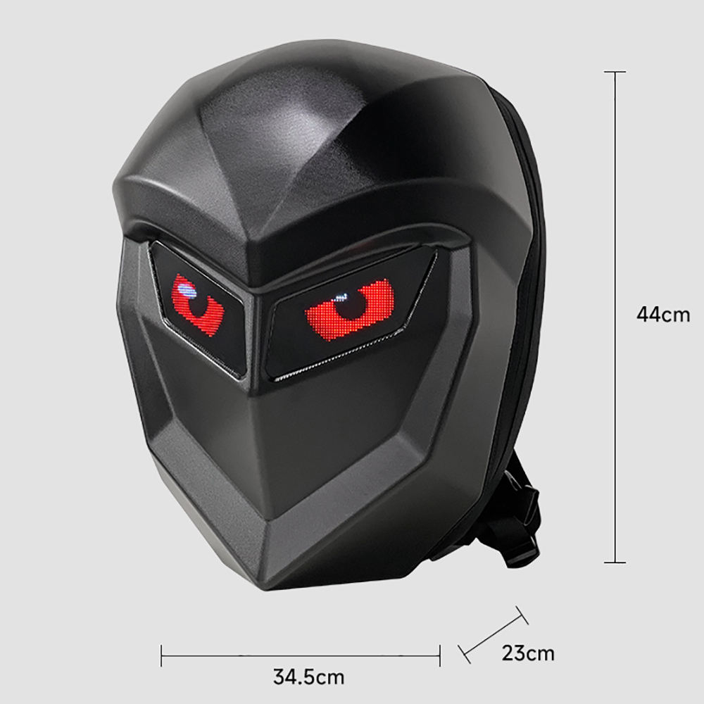 Dual Screen LED Motorcycle Hel - Motorcycle Helmet Backpack Waterproof Led recension och pris