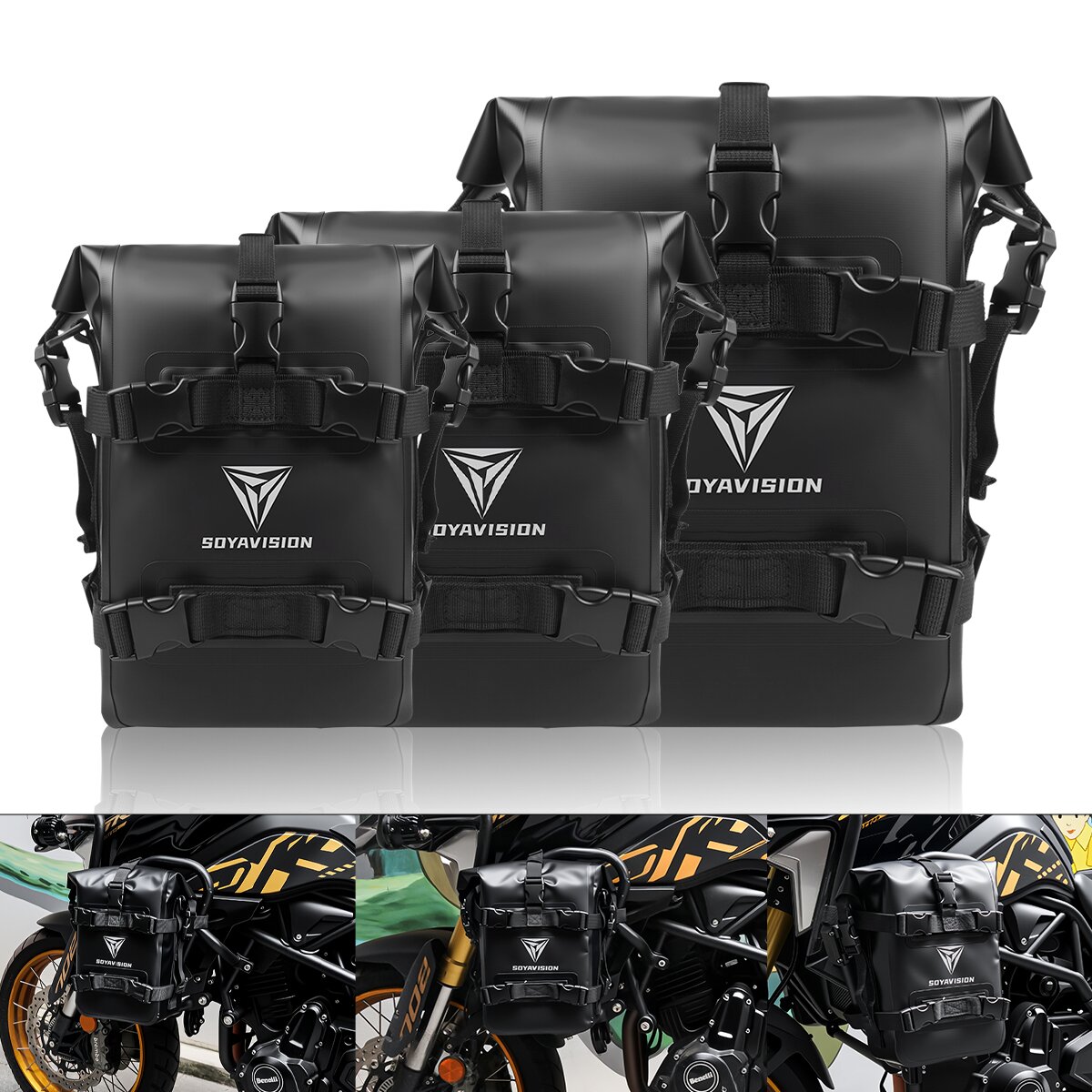 Outdoor Tank Side Bag Motorcyc - Motorcycle Crash Bar Waterproof Dry Bag recension och pris