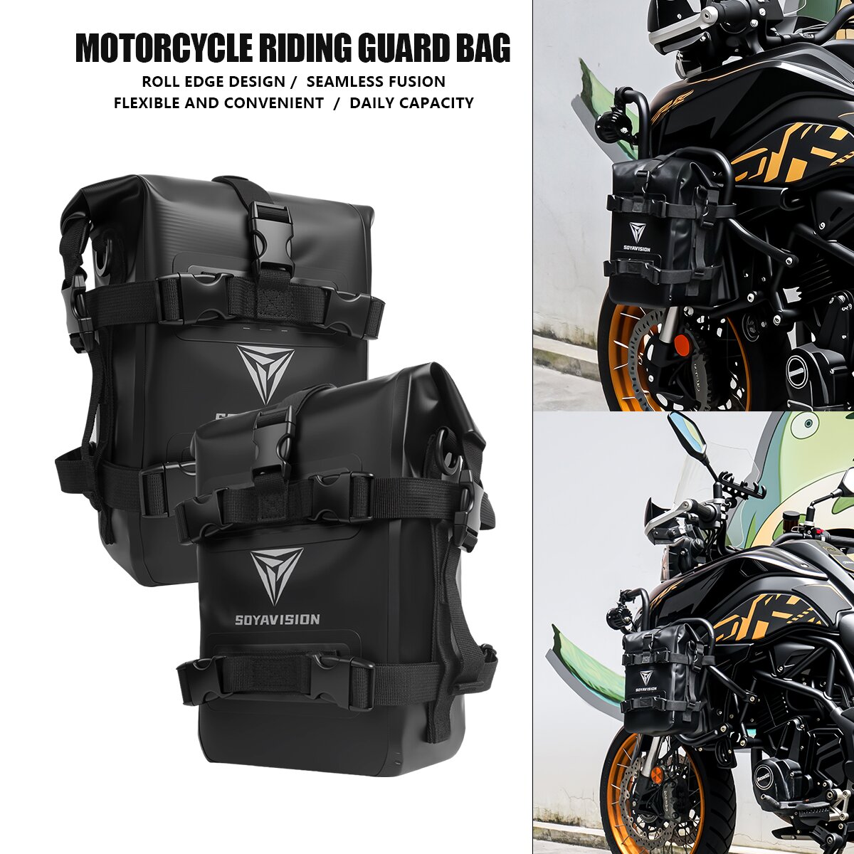 Outdoor Tank Side Bag Motorcyc - Motorcycle Crash Bar Waterproof Dry Bag recension och pris