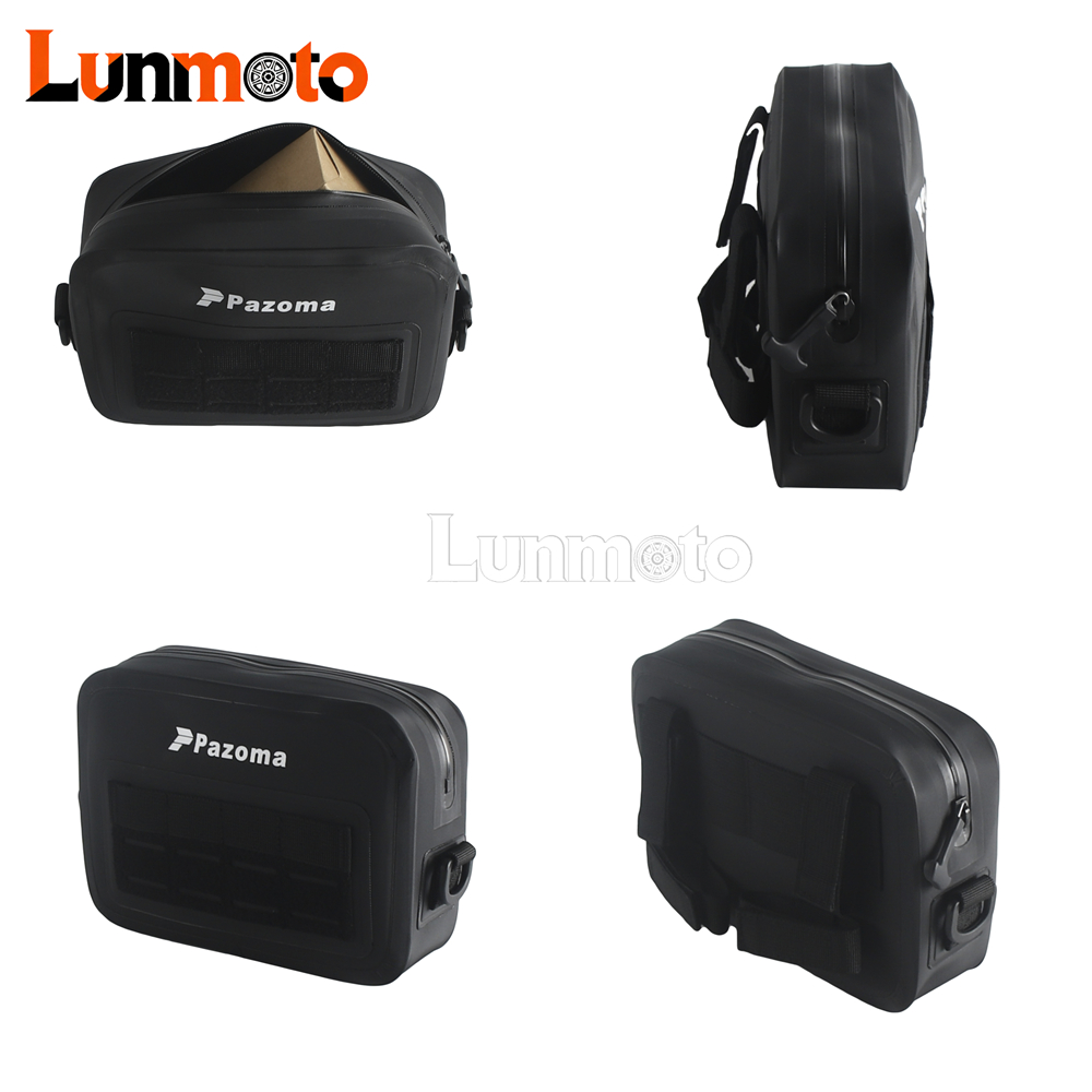 Motorcycle Front Handle Bars B - Waterproof Motorcycle Handlebar Bag Pouch recension och pris
