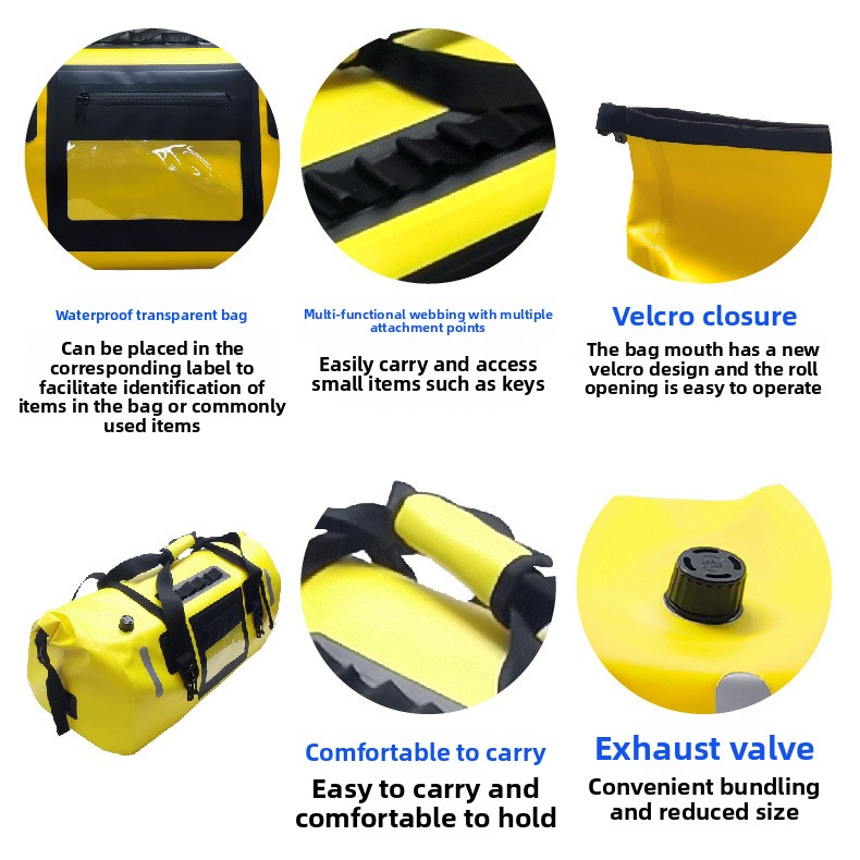 2026 Waterproof Motorcycle Tai - Motorcycle Tail Bag Waterproof Roll Top recension och pris
