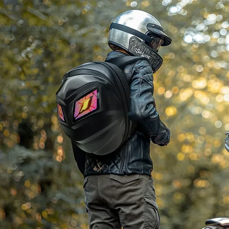 LoyLED Motorcycle Backpack, Lu - Motorcycle Helmet Backpack Waterproof Led recension och pris