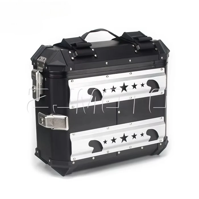 2pcs Aluminum Side Panniers Bo - Motorcycle Saddlebags Hard Luggage Panniers recension och pris