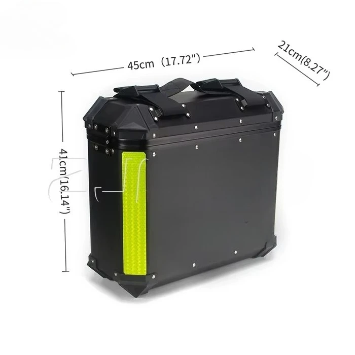 2pcs Aluminum Side Panniers Bo - Motorcycle Saddlebags Hard Luggage Panniers recension och pris