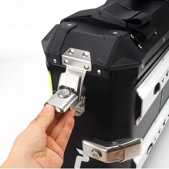 2pcs Aluminum Side Panniers Bo - Motorcycle Saddlebags Hard Luggage Panniers recension och pris