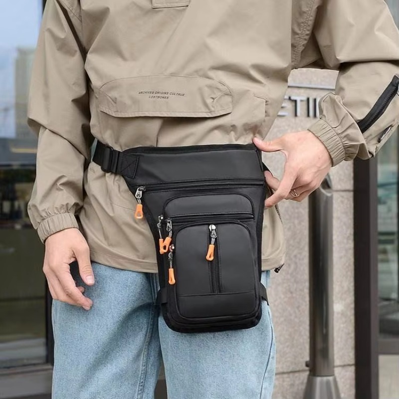 Leg Bag Nylon Thigh Bag Drop L - Motorcycle Leg Bag Drop Thigh Pouch recension och pris