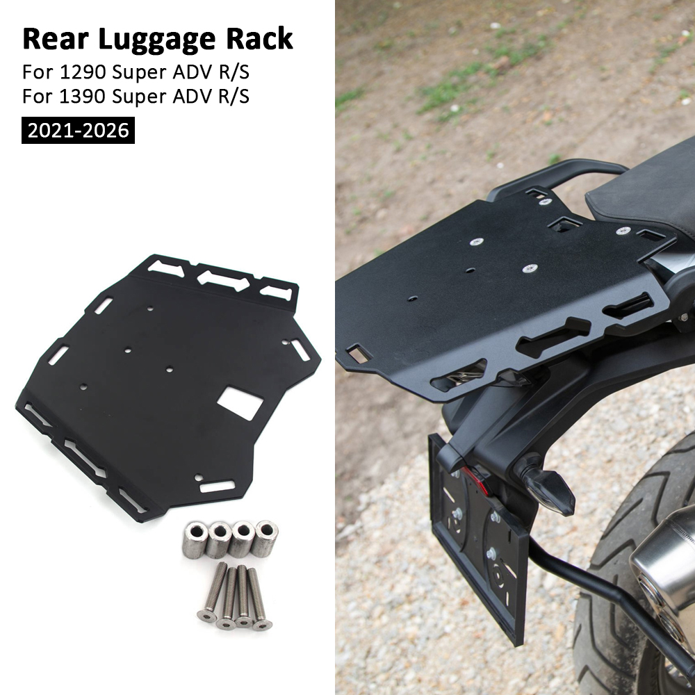 For 1390 Super Adventure R/S M - Motorcycle Luggage Rack Rear Carrier Steel recension och pris