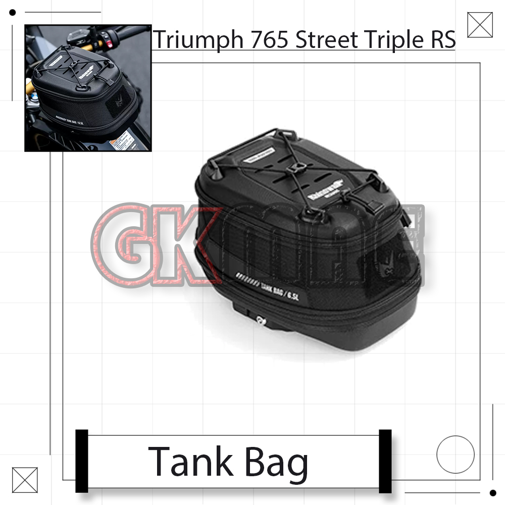 For Triumph 765 Street Triple  - Motorcycle Tank Bag Magnetic Quick Release recension och pris