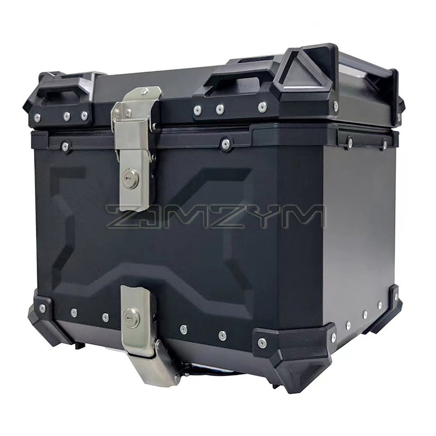 Motorcycle Rear Top Case Moto  - Aluminum Top Case Luggage Box 45L 55L recension och pris