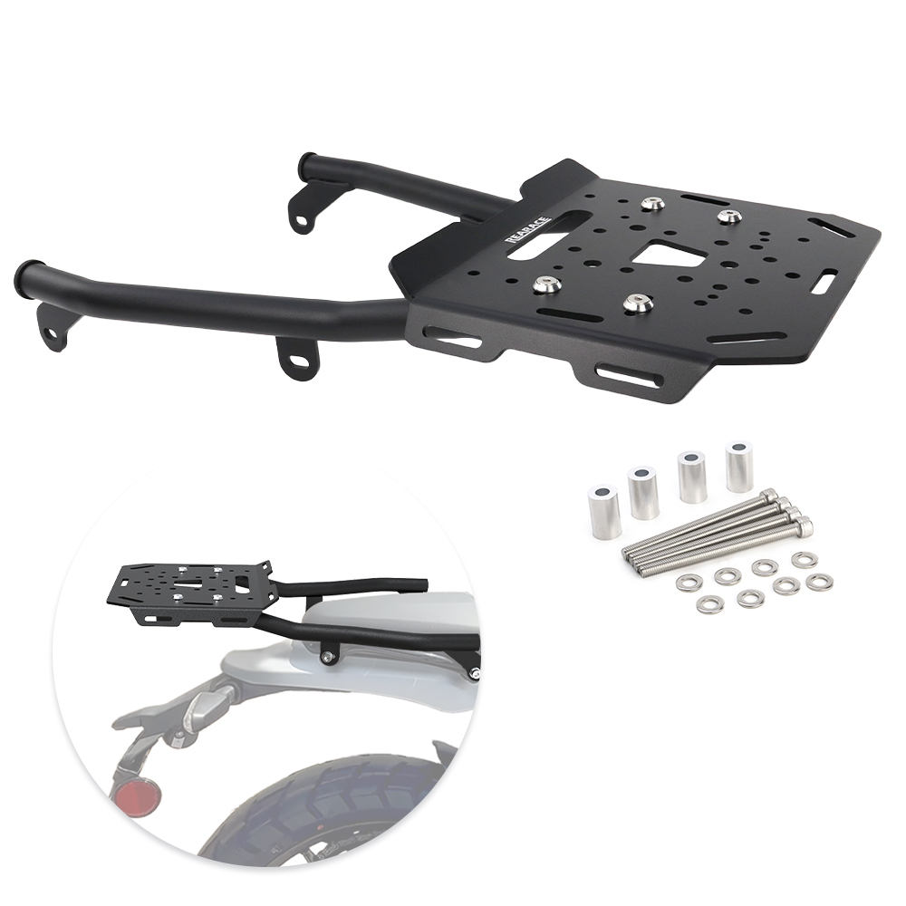 Motorcycle Rear Luggage Rack C - Motorcycle Luggage Rack Rear Carrier Steel recension och pris