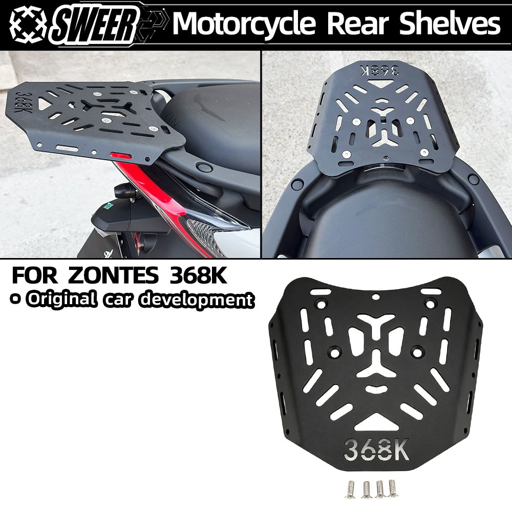 New Product For ZONTES 368K Ca - Motorcycle Luggage Rack Rear Carrier Steel recension och pris