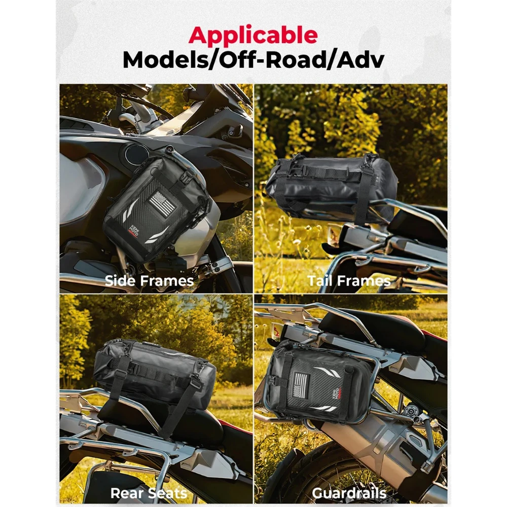 Motorcycle Waterproof Side Bag - Motorcycle Crash Bar Waterproof Dry Bag recension och pris