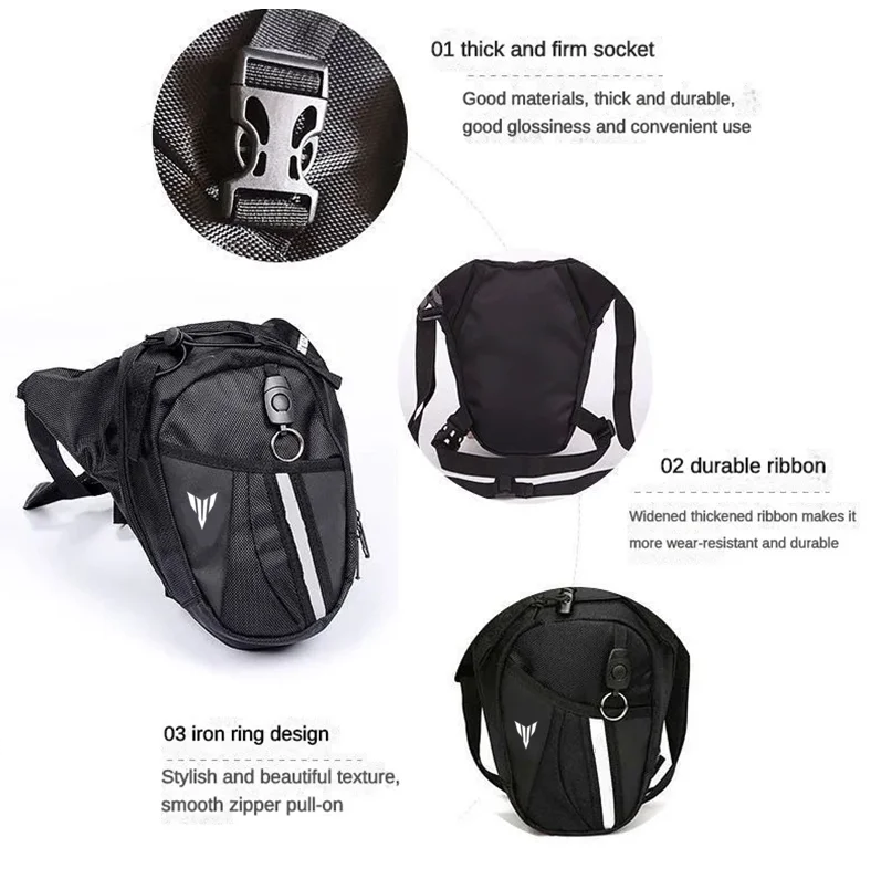 Motorcycle Leg Bag for KYMCO A - Motorcycle Leg Bag Drop Thigh Pouch recension och pris