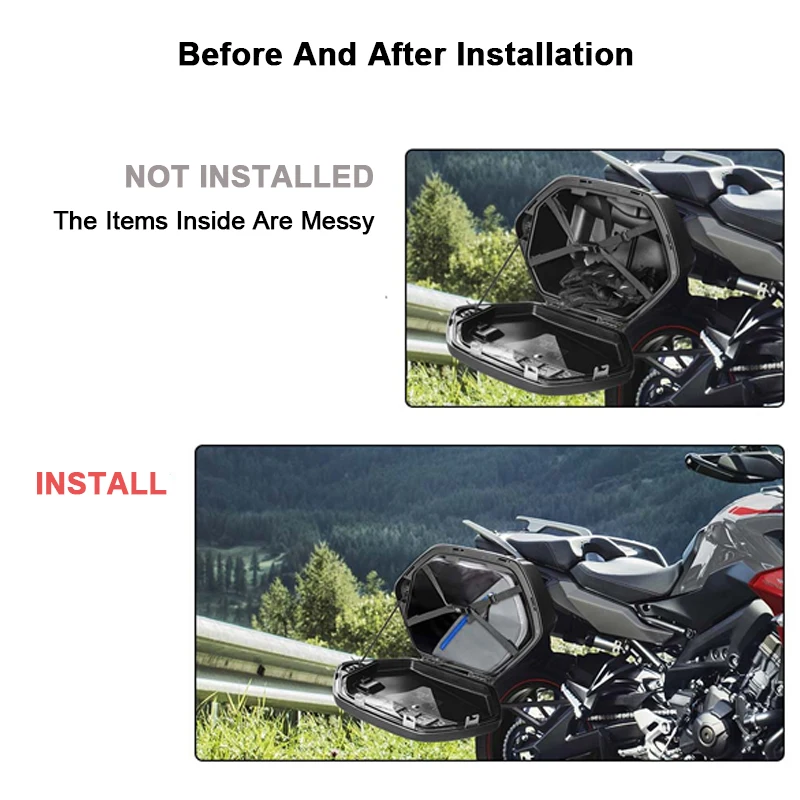 New For Yamaha Tracer 9 / 900  - Motorcycle Saddlebag Liner Inner Bags recension och pris