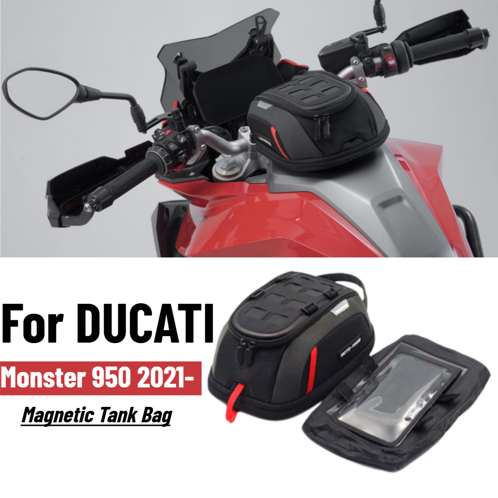 For DUCATI Monster 950 MONSTER - Motorcycle Tank Bag Magnetic Quick Release recension och pris