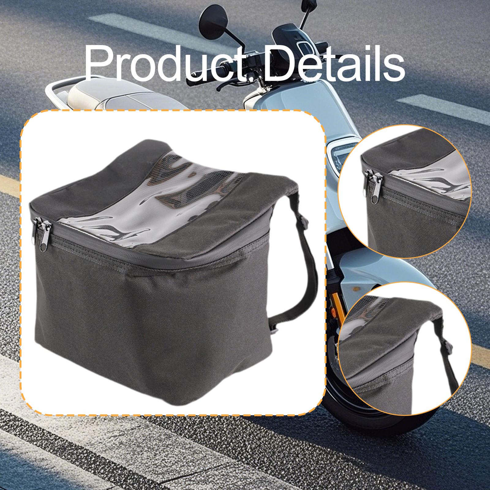 Motorcycle Front Basket Waterp - Waterproof Motorcycle Handlebar Bag Pouch recension och pris