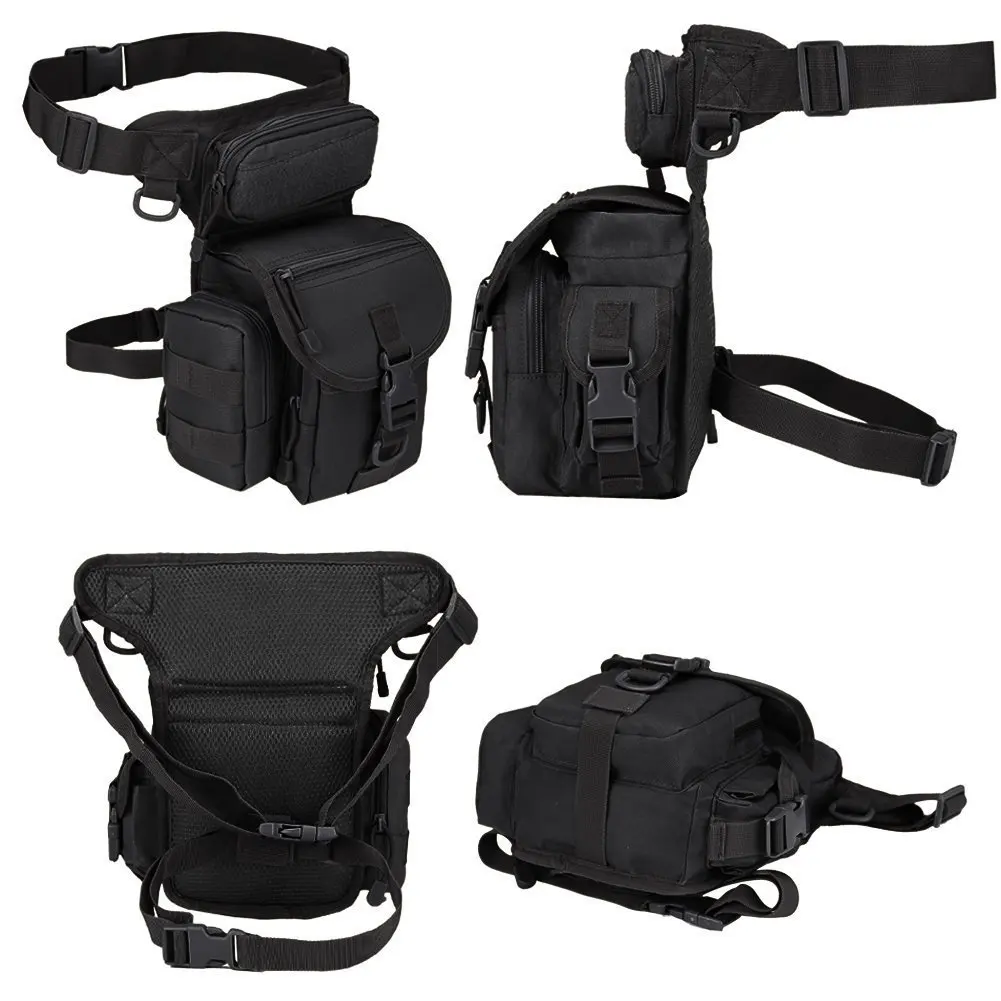 Tactical Drop Leg Pouch Bag Th - Motorcycle Leg Bag Drop Thigh Pouch recension och pris