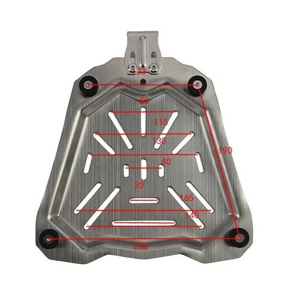 45L/55L 65L Universal Motorcyc - Aluminum Top Case Luggage Box 45L 55L recension och pris