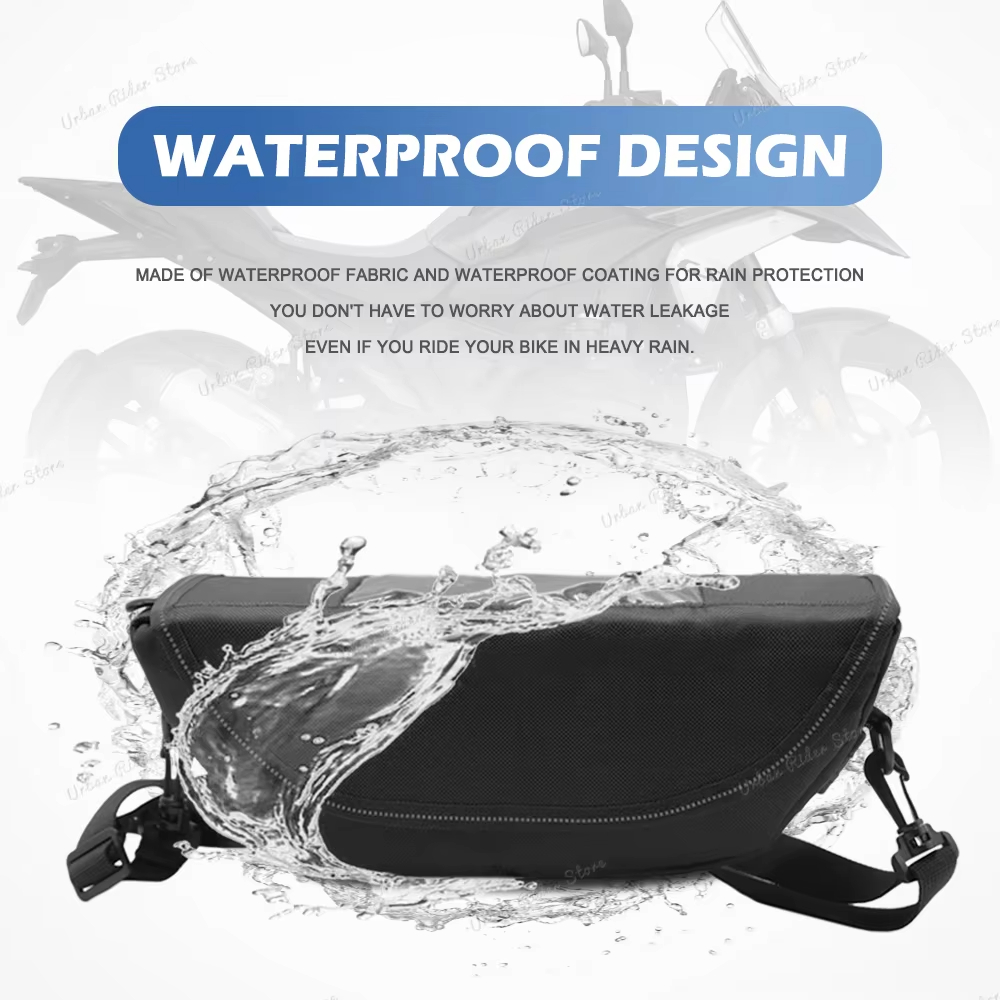 For CF Moto 1000 MT-X 1000MT-X - Waterproof Motorcycle Handlebar Bag Pouch recension och pris