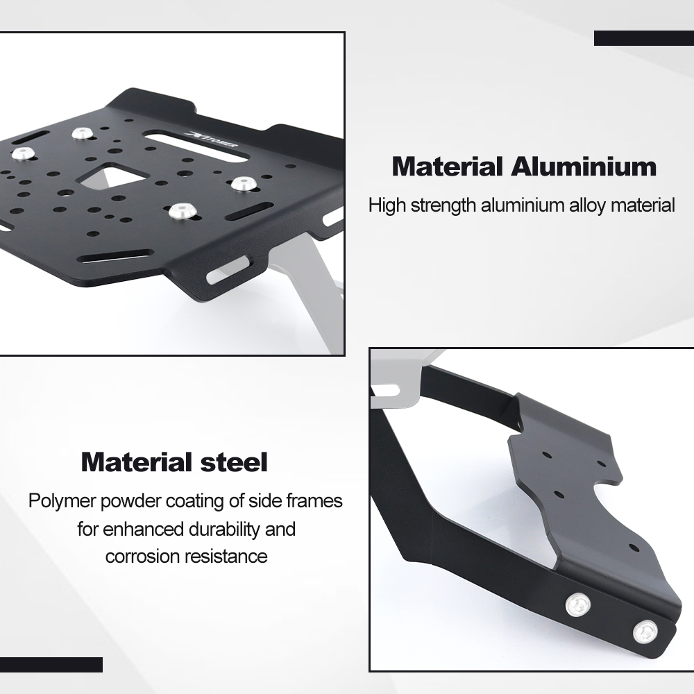 Motorcycle Rear Luggage Rack R - Motorcycle Luggage Rack Rear Carrier Steel recension och pris