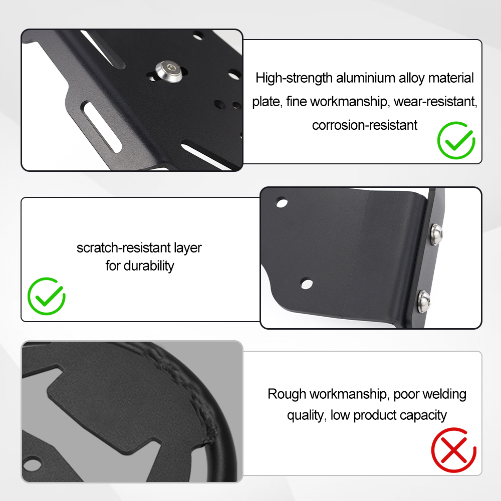 Motorcycle Rear Luggage Rack R - Motorcycle Luggage Rack Rear Carrier Steel recension och pris