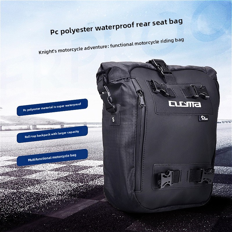 Waterproof Motorcycle Rear Sea - Motorcycle Tail Bag Waterproof Roll Top recension och pris
