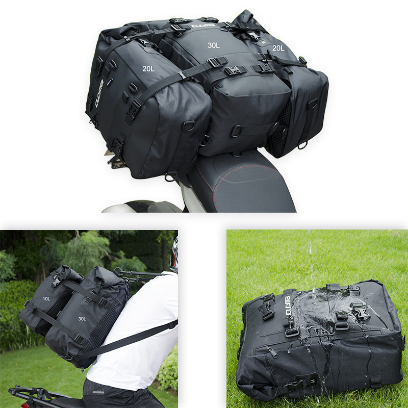Waterproof Motorcycle Rear Sea - Motorcycle Tail Bag Waterproof Roll Top recension och pris