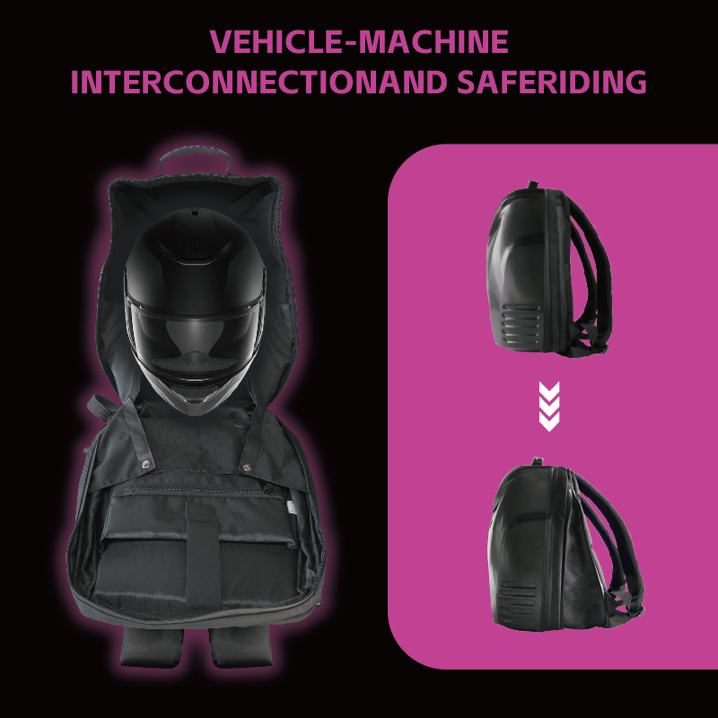 LED Eye Backpacks For Men Hard - Motorcycle Helmet Backpack Waterproof Led recension och pris
