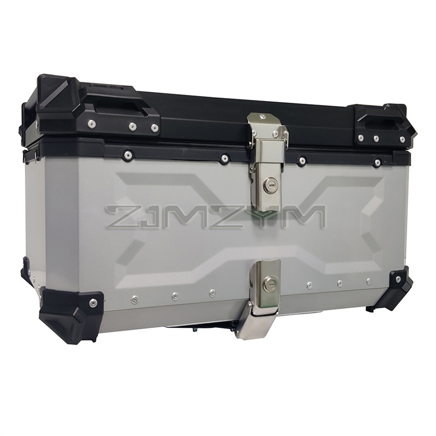 Motorcycle Rear Top Case Moto  - Aluminum Top Case Luggage Box 45L 55L recension och pris