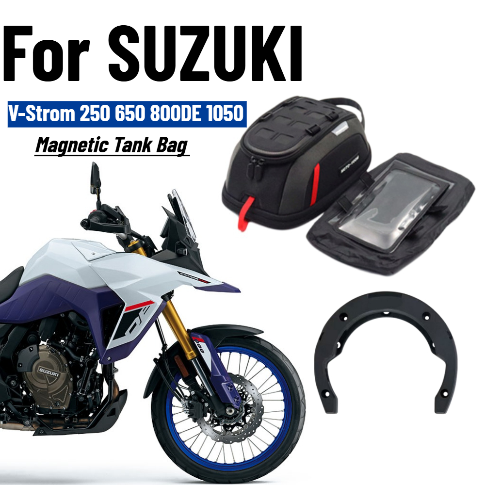 For Suzuki V-Strom 250 650 800 - Motorcycle Tank Bag Magnetic Quick Release recension och pris
